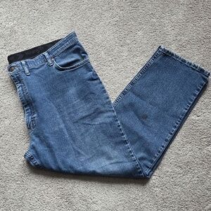 Wrangler Authentics Men's Regular Fit Comfort Flex Waist Denim Jeans, Size 44x30
